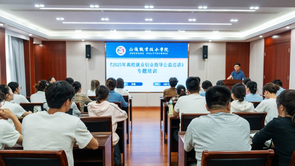 我院举办“2025年高校就业创业指导公益巡讲——职业生涯规划大赛指导”专题培训
